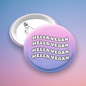 5/$15 Vegan Button